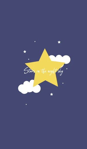 [LINE着せ替え] Stars in the night sky.の画像1