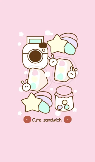 [LINE着せ替え] Cute pastel sandwich 8の画像1