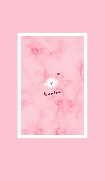 ～大理石と犬♥ピンク01_1～の着せ替えメイン画像
