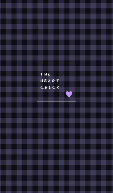 [LINE着せ替え] ザ ハート チェック 18の画像1