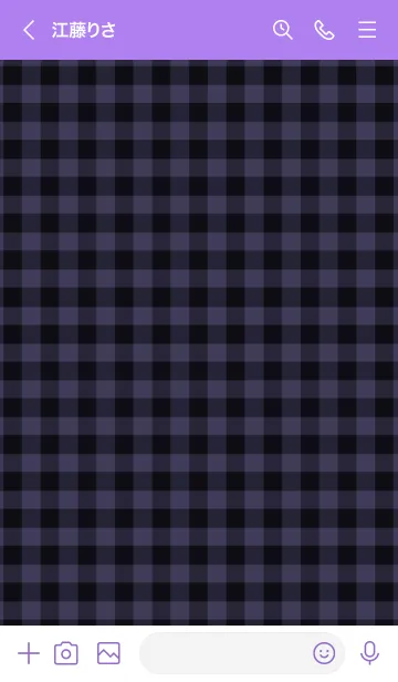 [LINE着せ替え] ザ ハート チェック 18の画像3