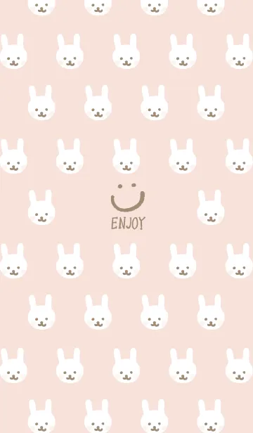 [LINE着せ替え] うさちゃん たくさん ピンク4の画像1