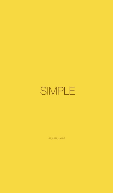 [LINE着せ替え] b12_25_イエロー1-3の画像1