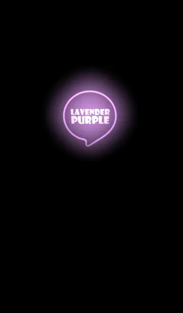 [LINE着せ替え] Lavender Purple Neon Theme Ver.4 (JP)の画像1