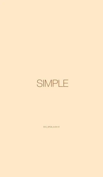 [LINE着せ替え] B12.26_ブラウン4-9の画像1