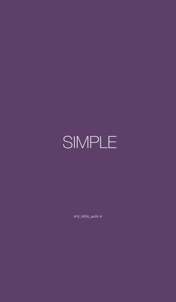 [LINE着せ替え] B12.26_パープル5-9の画像1