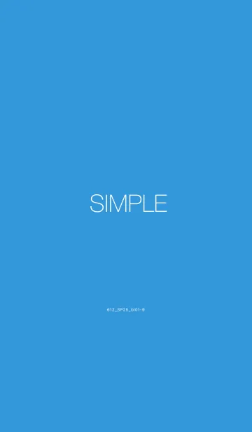 [LINE着せ替え] 612.25_ブルー1-9の画像1