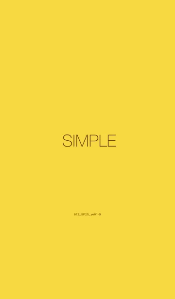 [LINE着せ替え] 612.25_イエロー1-9の画像1