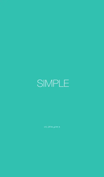 [LINE着せ替え] o12_26_グリーン8-6の画像1