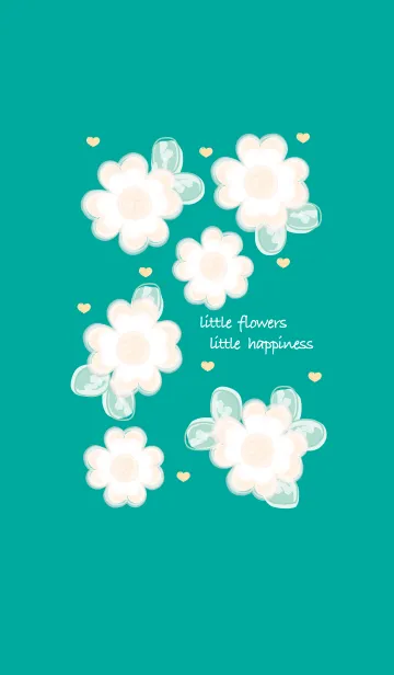 [LINE着せ替え] White flower in the garden 17の画像1