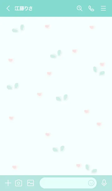 [LINE着せ替え] White flower in the garden 17の画像3