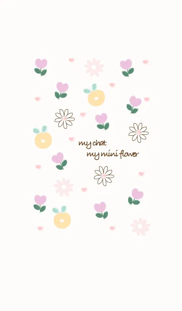 [LINE着せ替え] Sweet purple flowers 14の画像1