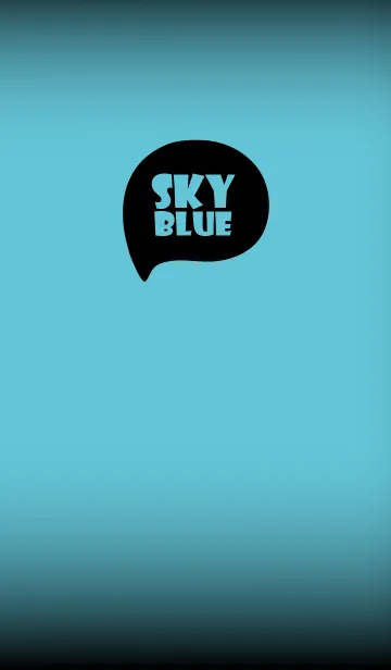 [LINE着せ替え] Sky Blue And Black Vr.8 (JP)の画像1