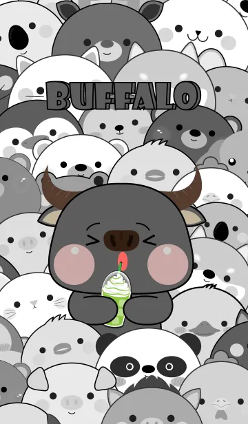 [LINE着せ替え] Simple Special Buffalo Theme (JP)の画像1