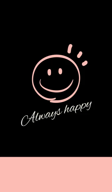 [LINE着せ替え] Always happy -Pink 7-の画像1