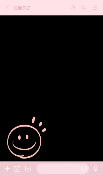 [LINE着せ替え] Always happy -Pink 7-の画像3