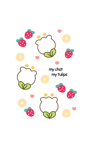[LINE着せ替え] Tulips cartoon version 13の画像1