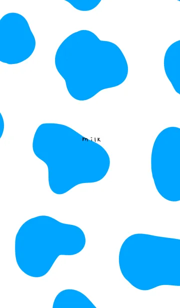 [LINE着せ替え] ミルクカラーと牛柄。の画像1