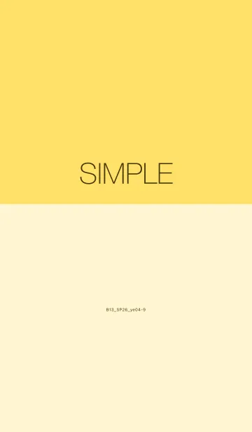 [LINE着せ替え] B13.26_イエロー4-9の画像1