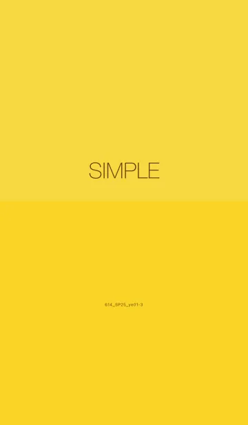 [LINE着せ替え] 614.25_イエロー1-3の画像1