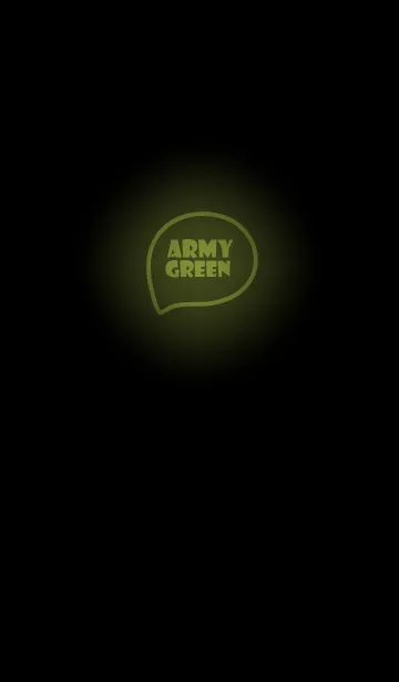 [LINE着せ替え] Army Green Neon Theme Ver.10 (JP)の画像1