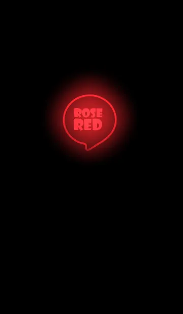 [LINE着せ替え] Rose Red  Neon Theme Ver.4 (JP)の画像1