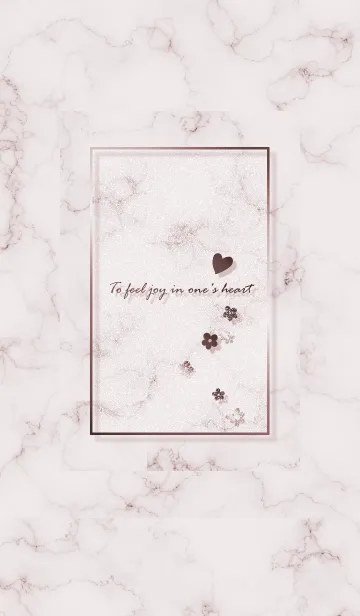 [LINE着せ替え] 'Flowers in my heart' pink15_1の画像1