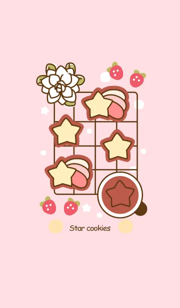 [LINE着せ替え] Shooting star cookies 7の画像1