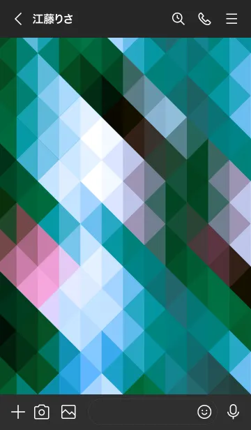 [LINE着せ替え] ジオメトリック 07の画像3