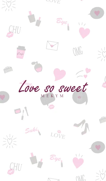 [LINE着せ替え] - Love so sweet - MEKYM 20の画像1