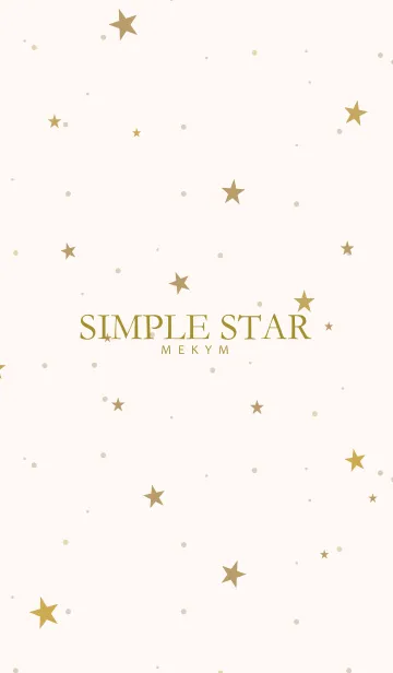 [LINE着せ替え] SIMPLE STAR-NATURAL YELLOW 2の画像1