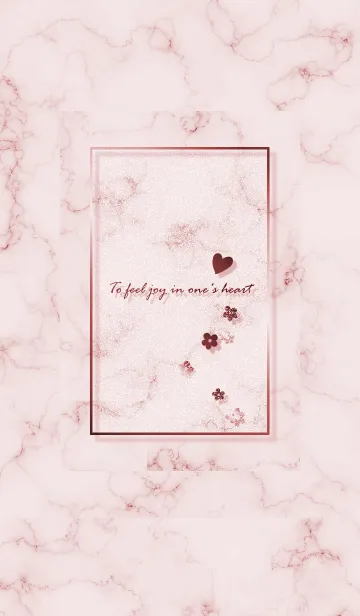 [LINE着せ替え] ～「心に花を♬」♥ピンク22_1～の画像1