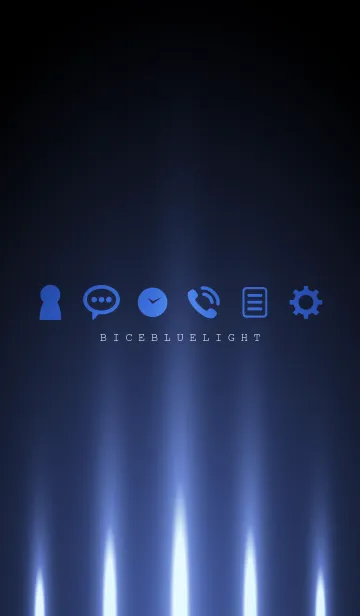 [LINE着せ替え] BICE BLUE LIGHT 2の画像1