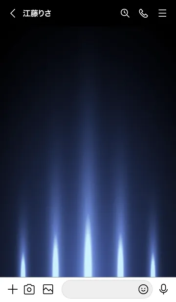 [LINE着せ替え] BICE BLUE LIGHT 2の画像3