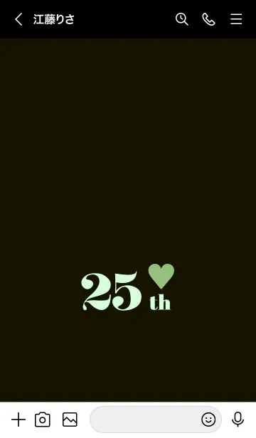 [LINE着せ替え] 25 th 34の画像3