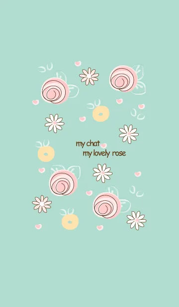 [LINE着せ替え] Pink roses 16 :)の画像1