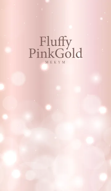 [LINE着せ替え] Fluffy Pink Gold - MEKYM - 49の画像1