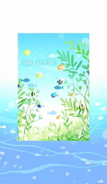 [LINE着せ替え] クリア・ナチュラル・シー・グリーンの画像1