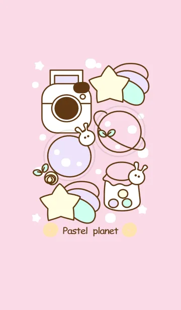 [LINE着せ替え] Pastel planet 8 :)の画像1