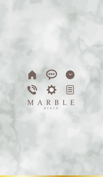 [LINE着せ替え] MARBLE - SIMPLE MONOTONE - 11の画像1