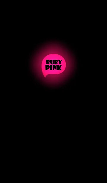 [LINE着せ替え] Ruby Pink in black Vr.8 (JP)の画像1