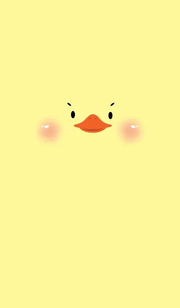 [LINE着せ替え] Face Duck  Simple Theme (JP)の画像1