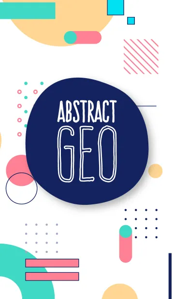 [LINE着せ替え] Abstract Geo 5の画像1