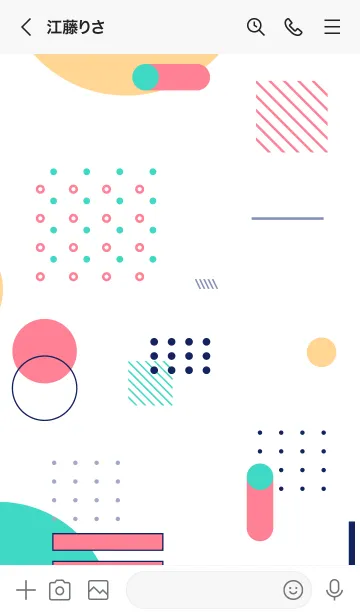 [LINE着せ替え] Abstract Geo 5の画像3