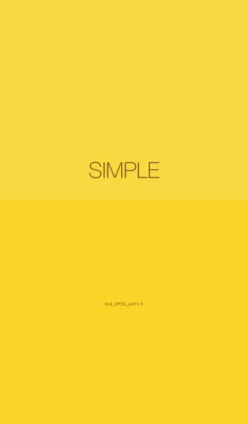 [LINE着せ替え] b14_25_イエロー1-9の画像1