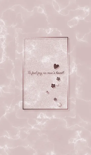 [LINE着せ替え] ～「心に花を♬」♥ピンク34_1～の画像1