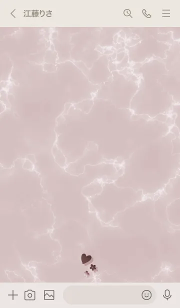 [LINE着せ替え] ～「心に花を♬」♥ピンク34_1～の画像3