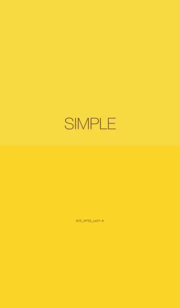 [LINE着せ替え] 615.25_イエロー1-9の画像1