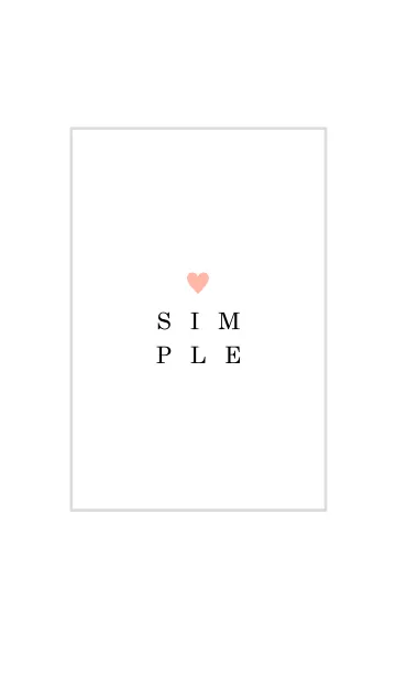 [LINE着せ替え] - SIMPLE - HEART 55の画像1