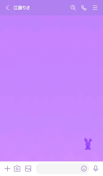 [LINE着せ替え] Happiness Rabbit 10000の画像3